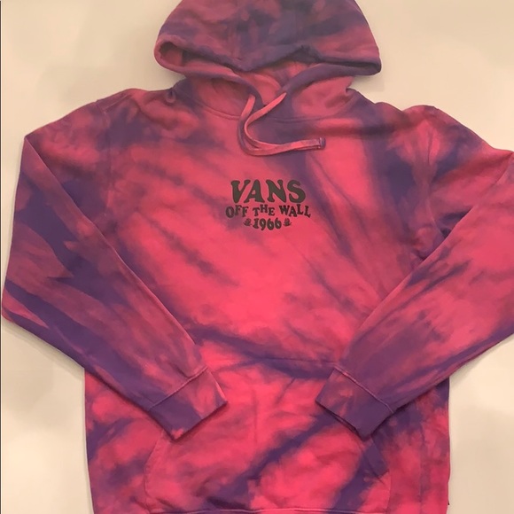 Vans Other - New men’s Vans tie-dye hoodie purple/pink